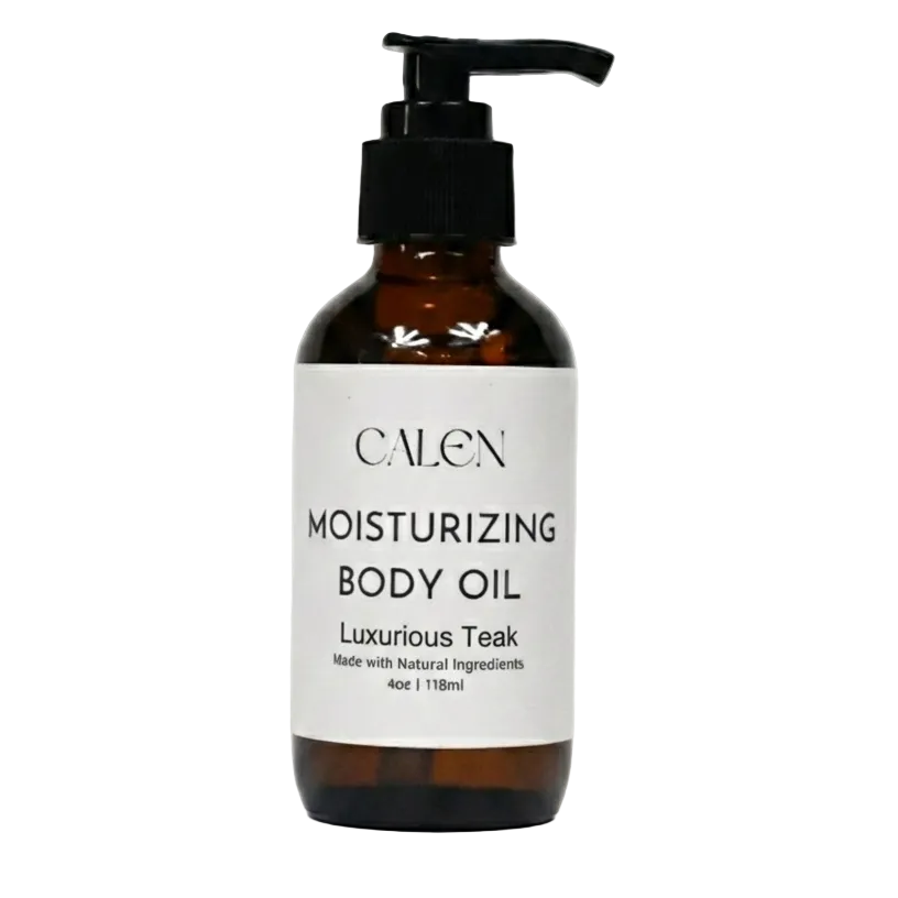 Luxurious Teak Moisturizing Body Oil | Vegan Hydrating Body Oil