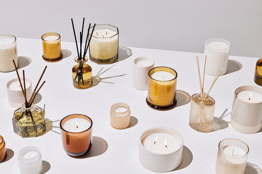 Soy candles for a calming evening routine