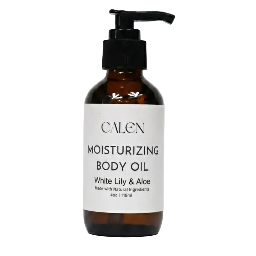 White Lily & Aloe Moisturizing Body Oil | Vegan Hydrating Oil