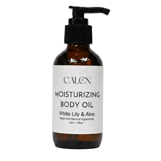 White Lily & Aloe Moisturizing Body Oil | Vegan Hydrating Oil