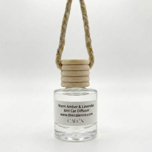 Warm Amber & Lavender Non-Toxic Car Diffusers